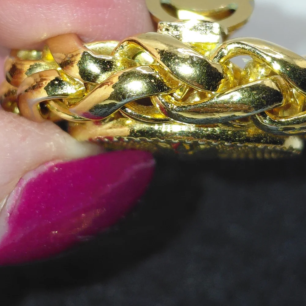 💕Chanel Gold COCO Mark And Wheat Design Clip On Earrings EVG!